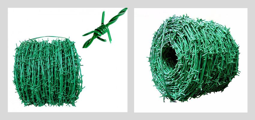 pvc coated barbed wire