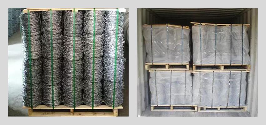 barbed wire details packing