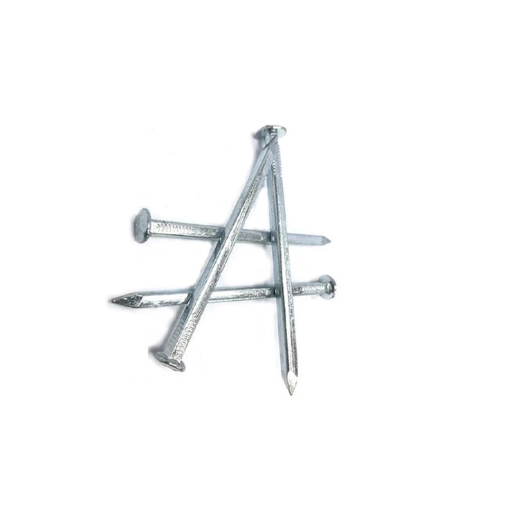 Galvanize Steel Kare Shank Nail Konpayi fabrikasyon